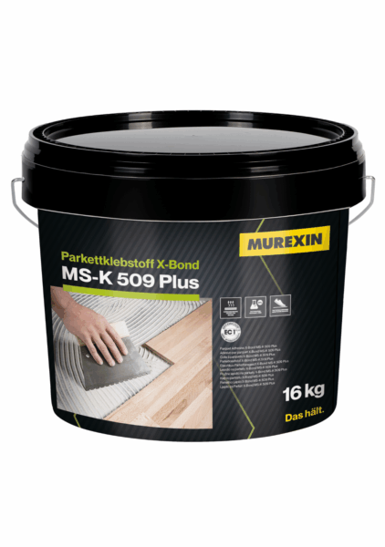 Lepidlo Murexin X-Bond MS-K 509 Plus (16 kg) – výkonné elastické lepidlo pre drevené podlahy