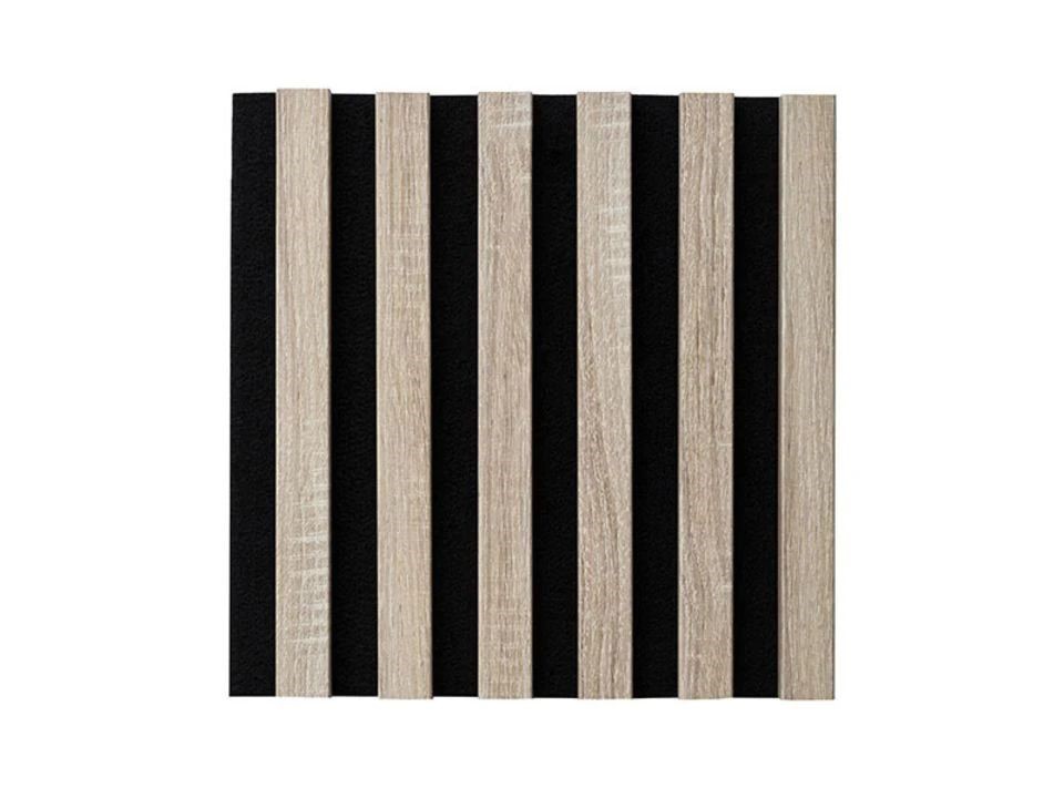 Akustický panel dub sonoma, 270 × 30 cm, MDF lamely na filci