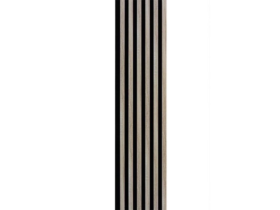 Akustický panel dub sonoma, 270 × 30 cm, MDF lamely na filci