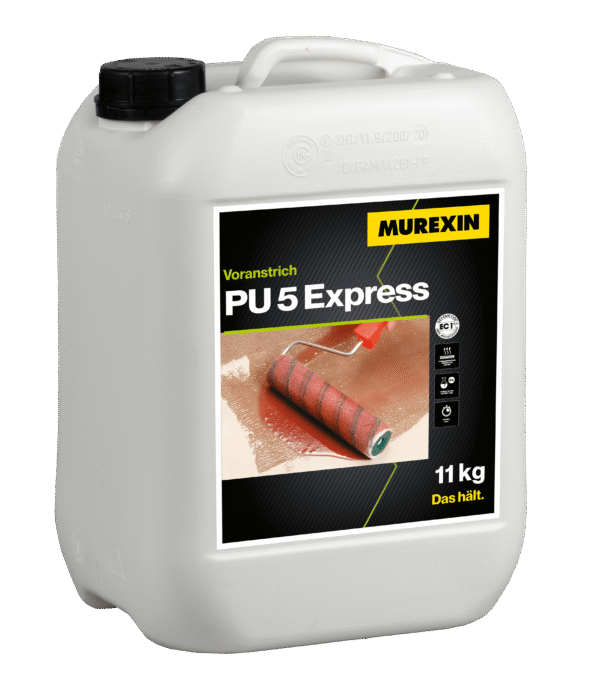 Murexin Penetračný náter PU 5 Express (11 kg) — pu penetrácia / parozábrana pod podlahy
