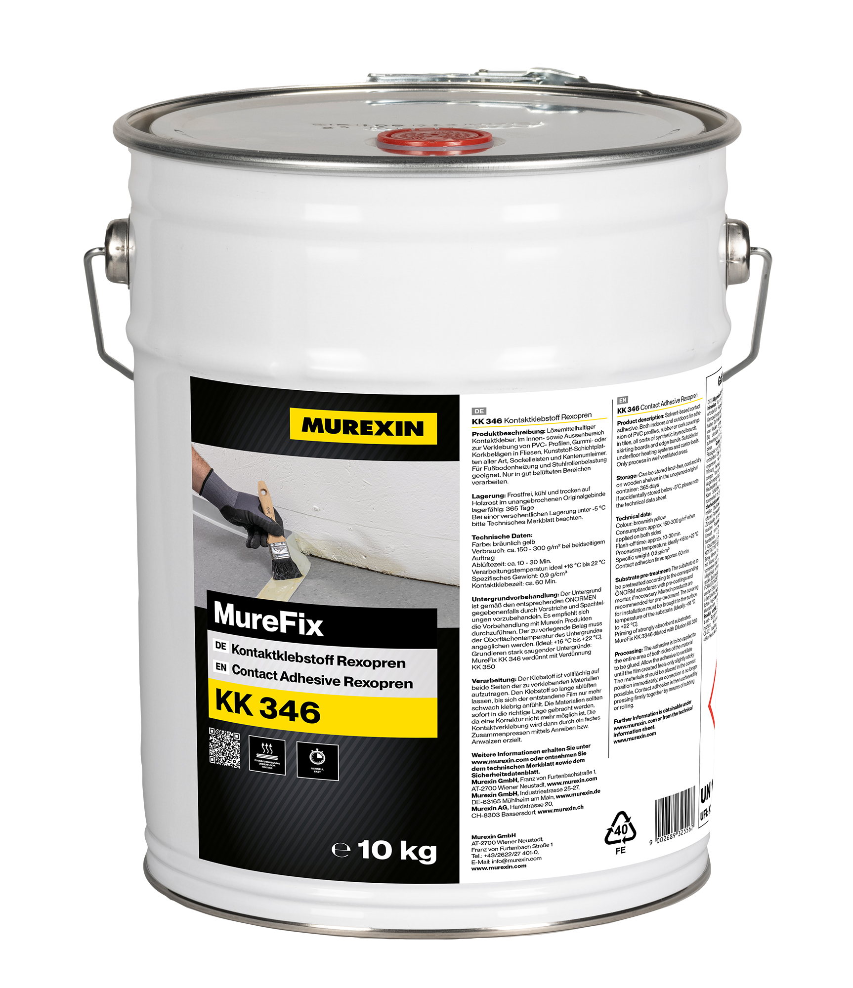 Murexin MureFix KK 346 kontaktné lepidlo Rexopren (4,5 kg)