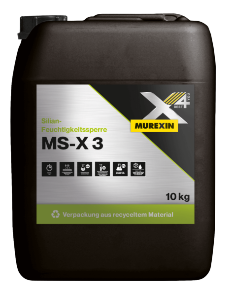 Murexin Silanová parozábrana MS-X 3 (10 kg) — parozábrana pod podlahy