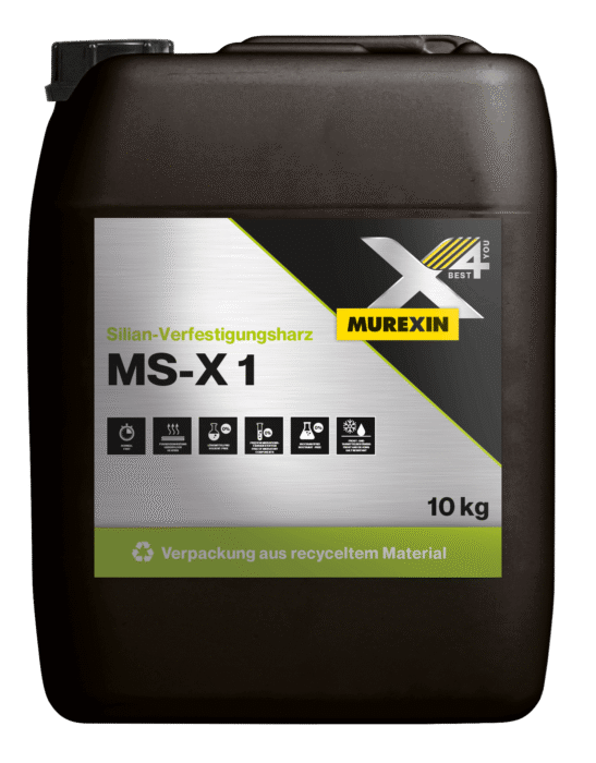 Murexin Silanová impregnácia MS-X 1 (10 kg) — spevňujúca impregnácia pod podlahy