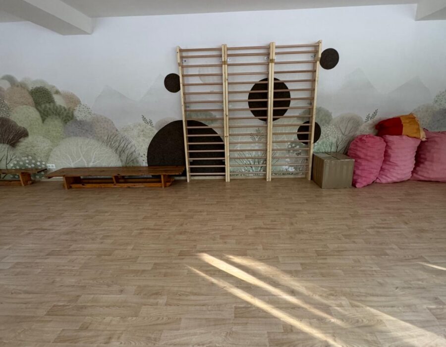 Športová podlaha Gerflor Taraflex Multi-Use – školská telocvičňa